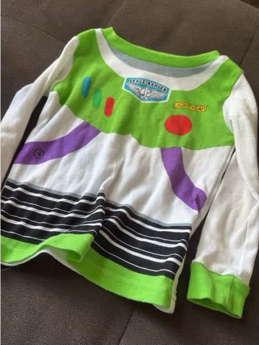 Toy Story buzz light Pajama shirt 3t